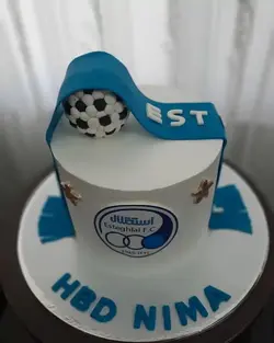 قیمت و خرید کیک تولد استقلالی بهترین کیفیت ارسال سه ساعته