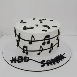 قیمت و خرید کیک تولد نت موسیقی بهترین کیفیت ارسال سه ساعته
