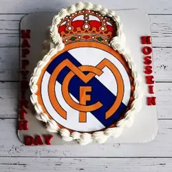 سفارش و خرید کیک تیم رئال مادرید ارسال سریع