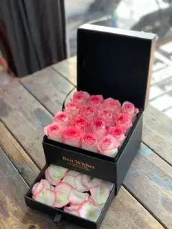 قیمت و خرید باکس گل رز لب ماتیکی ارسال سه ساعته