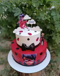 قیمت و خرید کیک دوطبقه دختر کفشدوزکی بهترین کیفیت