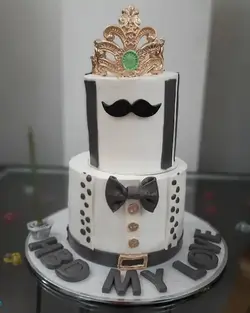 قیمت و خرید کیک تولد مردانه دوطبقه بهترین کیفیت و قیمت