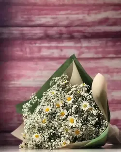قیمت و خرید دسته گل بابونه و ژیپسوفیلا بهترین کیفیت
