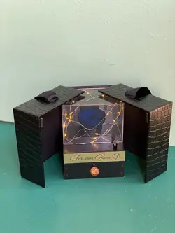 قیمت و خرید باکس موزیکال رز جاودان آبی و ریسه