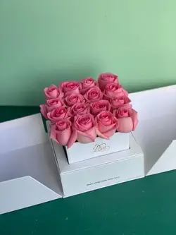 قیمت و خرید باکس گل رز صورتی خاص بهترین کیفیت