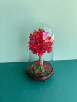 سفارش درختچه هورتانسیا قرمز جاودان تک شاخه ارسال سریع