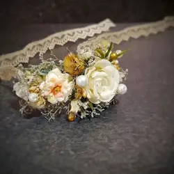 دستبند گل عروس شیک