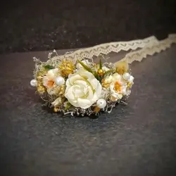 دستبند گل عروس شیک
