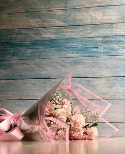 خرید و قیمت دسته گل توکا (عروس و میخک)