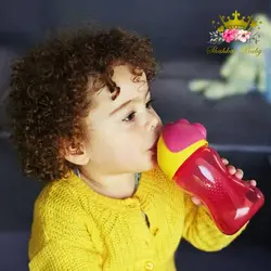 لیوان آبمیوه خوری نی دار 300 میل اونت Avent