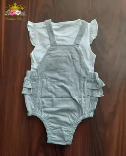 سرهمی شورتی و بلوز دخترانه گربه