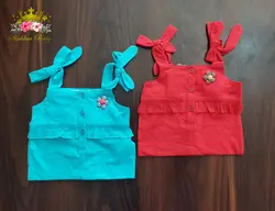 سرهمی دخترانه تک گل پنبه