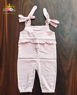 سرهمی دخترانه تک گل پنبه