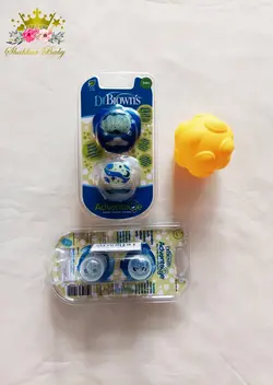 پستانک 2 عددی شب تاب ارتودنتیک دکتر براونز ( 0 تا 6 ماه) Dr Browns