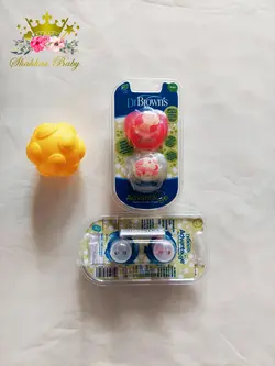 پستانک 2 عددی شب تاب ارتودنتیک دکتر براونز ( 0 تا 6 ماه) Dr Browns