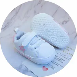 پاپوش طرح All Star سفید ستاره صورتی مسترشوز Mrshose