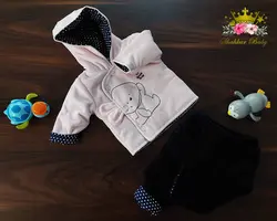 کاپشن و شلوار دخترانه مخمل پاریز