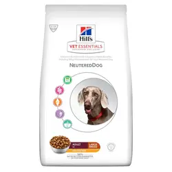 غذای خشک هیلز مخصوص سگ بالغ و عقیم شده | نژاد بزرگ 12 کیلوگرم | Hill's Vet Essential NEUTERED Large