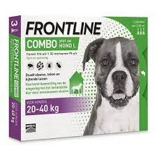 قطره ضد کک و کنه برای سگ 20 تا 40 کیلوگرم  | برند Frontline