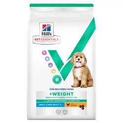 غذای خشک هیلز مخصوص سگ بالغ و عقیم شده | نژاد کوچک 1/5کیلوگرم |  Hill's Vet Essential +Weight and NEUTERED