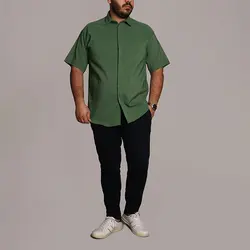 پیراهن ساده کش قواره بزرگ - عمده - کد P 465