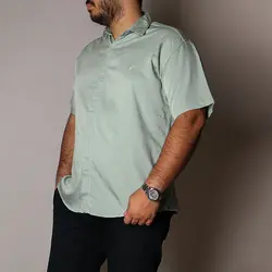 پیراهن آستین کوتاه قواره بزرگ - عمده - کد P533