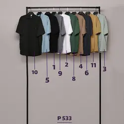 پیراهن آستین کوتاه قواره بزرگ - عمده - کد P533