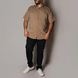 پیراهن آستین کوتاه قواره بزرگ - عمده - کد P533