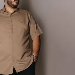 پیراهن آستین کوتاه قواره بزرگ - عمده - کد P533