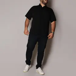 پیراهن آستین کوتاه قواره بزرگ - عمده - کد P533