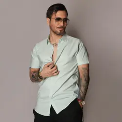 پیراهن آستین کوتاه اسلپ پنبه کش - عمده - کد P538