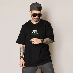 تیشرت مشکی مردانه پنبه سوپر - عمده - کد T364