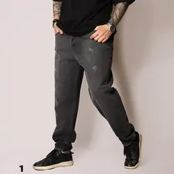 شلوار جین مام فیت پنبه پنبه - عمده - کد S12