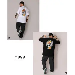 تیشرت بگ استایل پنبه سوپر - عمده - کد T383