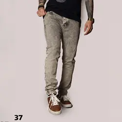 شلوار لی مردانه راسته دمپا فیت - عمده