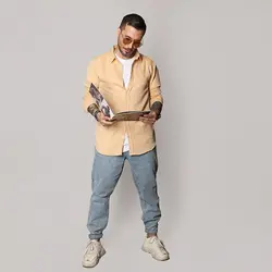 پیراهن مردانه کنفی - عمده - کد P564