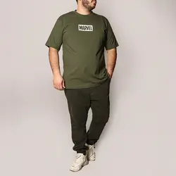 تیشرت سایز بزرگ پنبه سوپر - عمده - کد T390