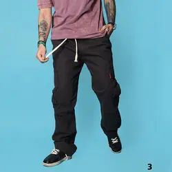 شلوار کارگو کتان - عمده - کد S42