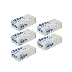 دستکش لاتکس بدون پودر اپی پرفکت 5 بسته ی 100 عددی سایز مدیوم