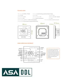 ترموستات گرمایش از کف BHT-006 SERIES