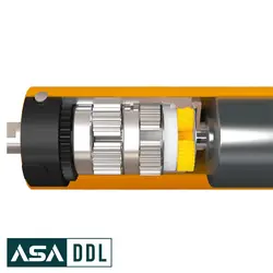 موتور پرده برقی بالارو ۶ سیم مدل AM35