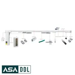 موتور پرده برقی کناررو ۵ سیم AM95