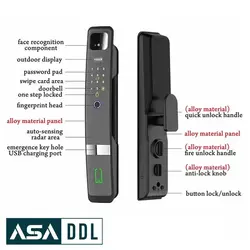 قفل پوش پول تشخیص چهره AL-302