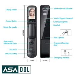 قفل دیجیتال تشخیص چهره متا لاک MLK600