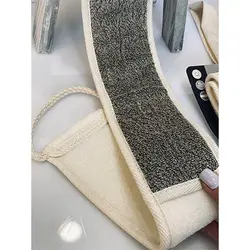 لیف حمام پشت کش بنددار مدل الیاف بامبو کد MB20