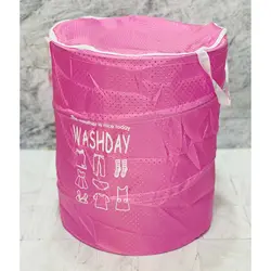 سبد لاندری استوانه تاشو کد 110625
