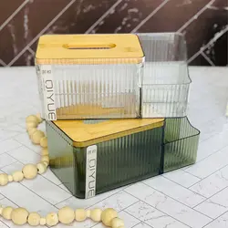 جای دستمال کاغذی درب بامبو کد 110601