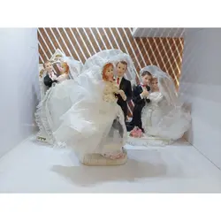 شیشه فلکسی تخم مرغی 25 سانتی عروس و داماد کد 10010