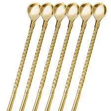 نی شربت طلایی فرنچ دار کد104000453