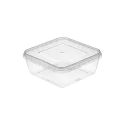 ظرف مایکرفر 1600 شفاف - ظروف بسته بندی دلجو